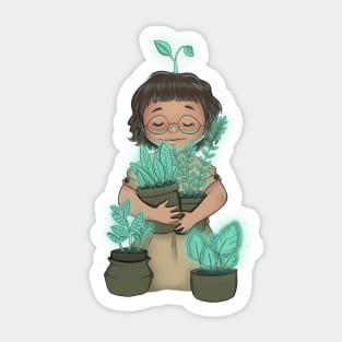 Plant Lady. Sticker